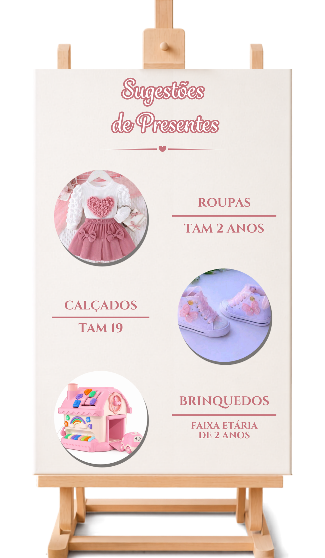 Sugest&otilde;es de presente